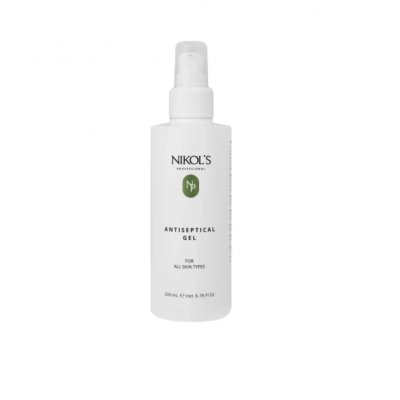 Антисептический гель перед восковой депиляцией Nikols Professional 200мл.