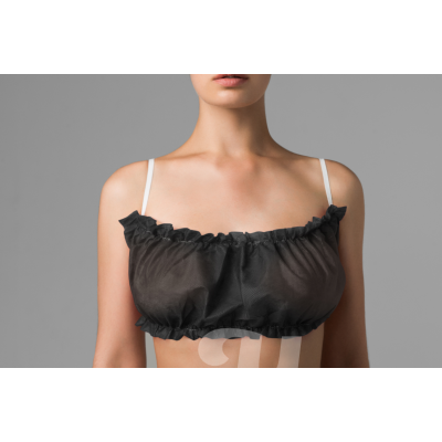 Топик с открытой спиной "Чистовье"  Спанбонд 30г/м2 Черный 10 шт/упк