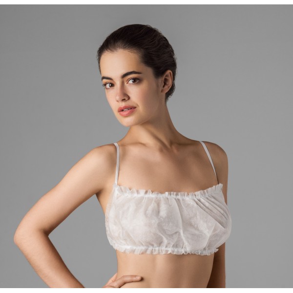 Топик с открытой спиной "Чистовье"  Спанбонд 30г/м2 Белый 10 шт/упк, 